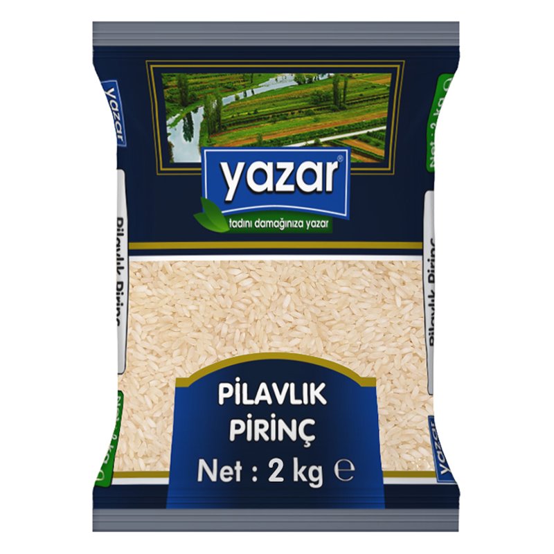 Yazar Pilavlık Pirinç 2 Kg x 2 Paket